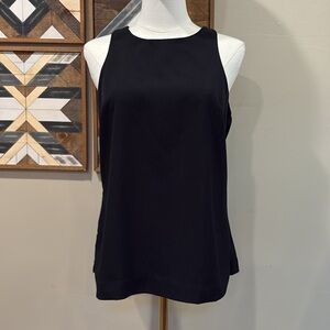 Banana Republic Black Racerback Cut Out Tank Top XS